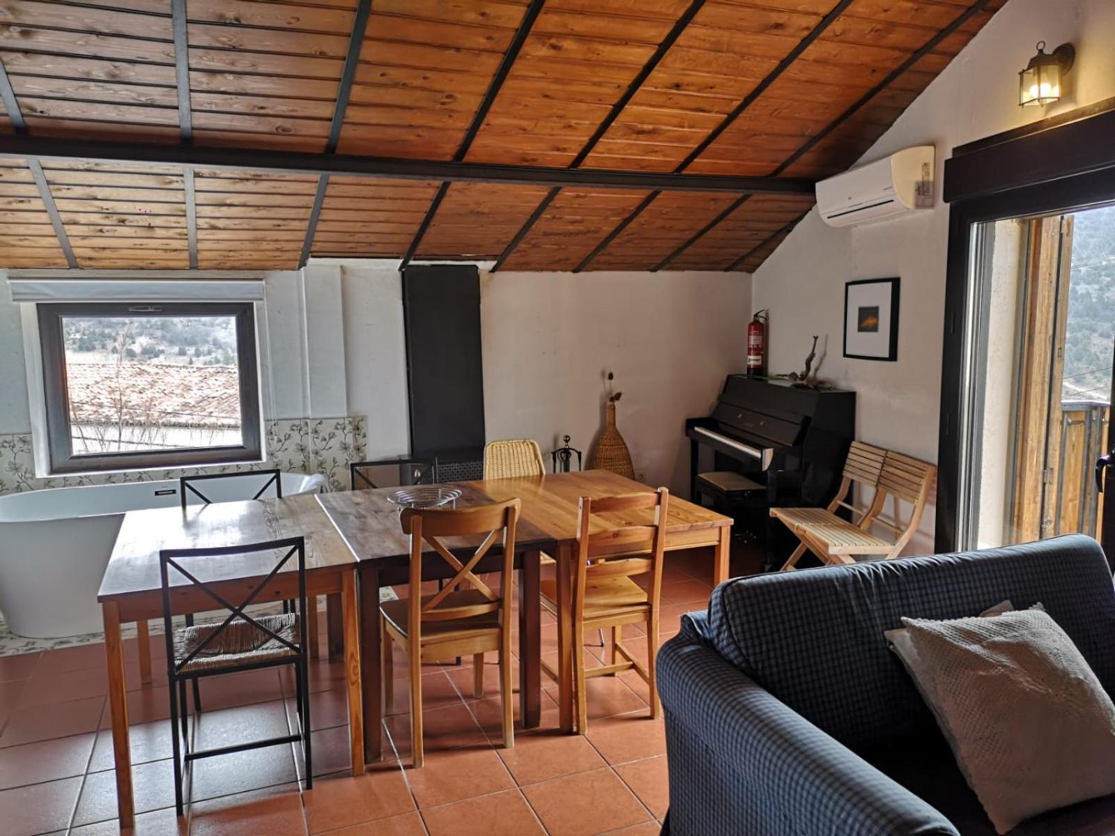 La Casa Roja Del Alto Tajo Apartment Ablanque Bagian luar foto